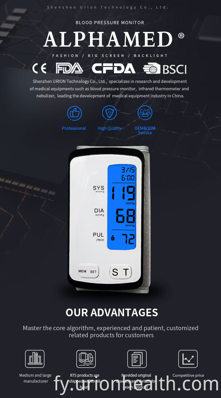 high accuracy blood pressure test machine